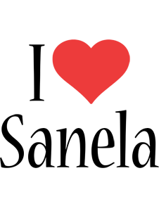 Sanela i-love logo