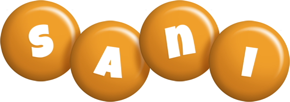 Sani candy-orange logo