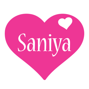 Saniya love-heart logo