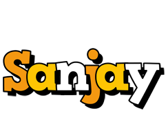 Sanjay cartoon logo