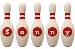 Sanny bowling-pin logo