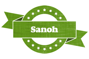 Sanoh natural logo