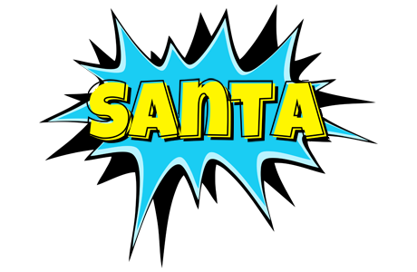 Santa amazing logo
