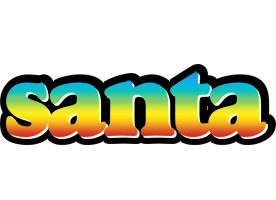 Santa color logo