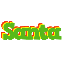 Santa crocodile logo