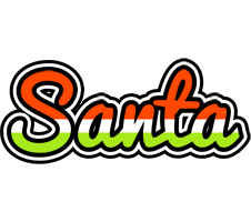 Santa exotic logo