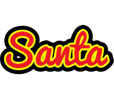 Santa fireman logo