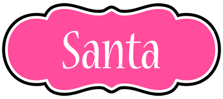 Santa invitation logo