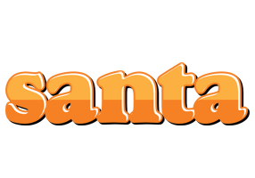 Santa orange logo