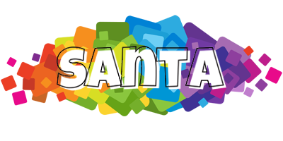 Santa pixels logo