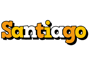 Santiago cartoon logo