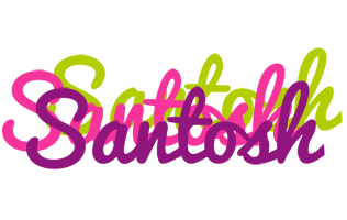 Santosh flowers logo