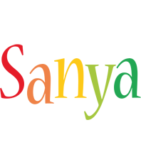Sanya birthday logo