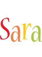 Sara birthday logo