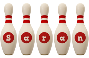 Saran bowling-pin logo