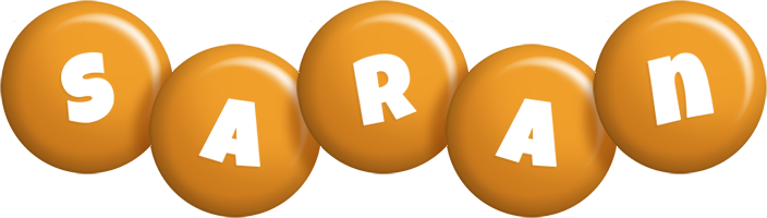 Saran candy-orange logo