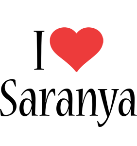 Saranya i-love logo