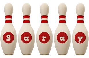 Saray bowling-pin logo