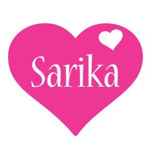 Sarika love-heart logo