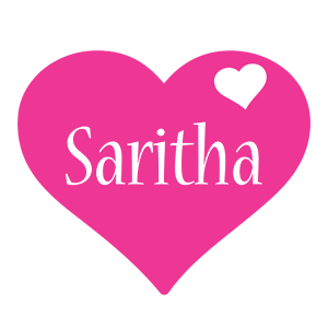 Saritha love-heart logo