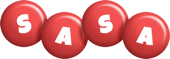 Sasa candy-red logo