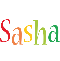 Sasha birthday logo