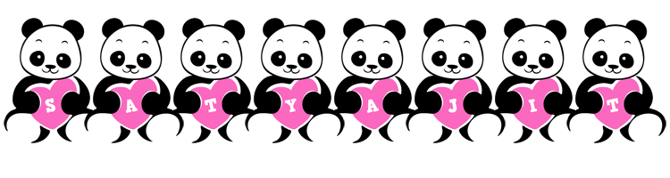 Satyajit love-panda logo