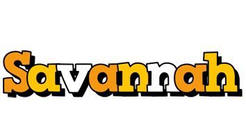 Savannah cartoon logo