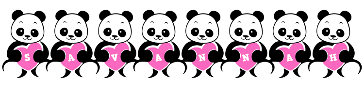 Savannah love-panda logo