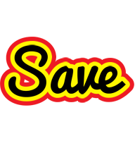 Save flaming logo
