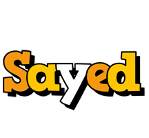Sayed cartoon logo