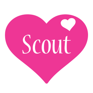 Scout love-heart logo