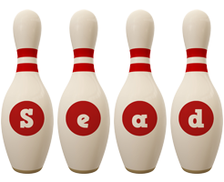 Sead bowling-pin logo