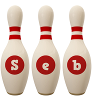 Seb bowling-pin logo