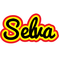 Selva flaming logo