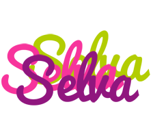 Selva flowers logo