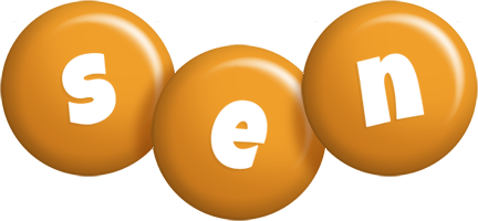 Sen candy-orange logo