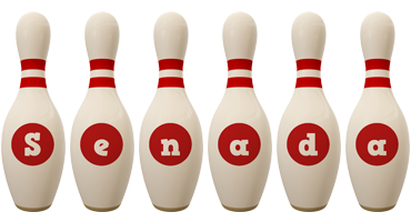 Senada bowling-pin logo
