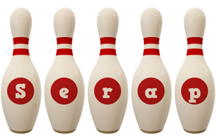 Serap bowling-pin logo