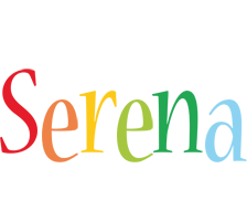 Serena birthday logo