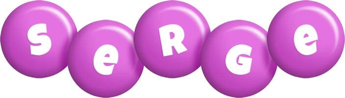 Serge candy-purple logo