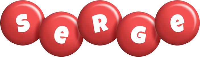 Serge candy-red logo