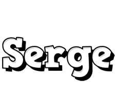 Serge snowing logo