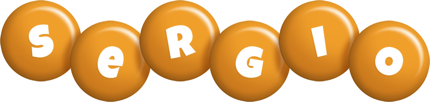Sergio candy-orange logo
