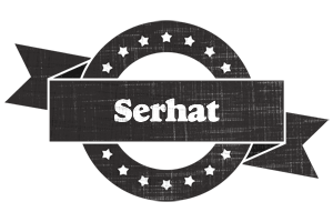 Serhat grunge logo