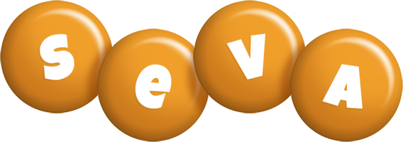 Seva candy-orange logo