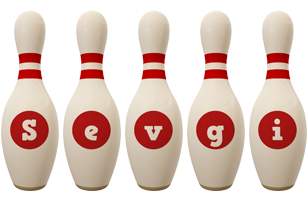 Sevgi bowling-pin logo
