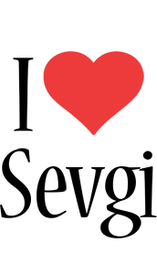 Sevgi i-love logo