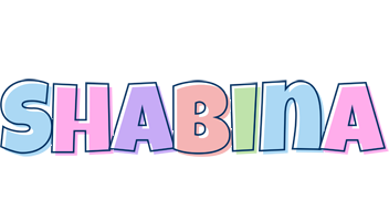 Shabina pastel logo