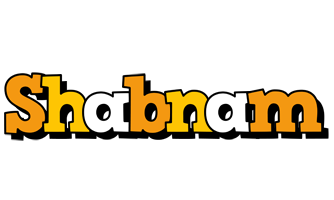 Shabnam cartoon logo
